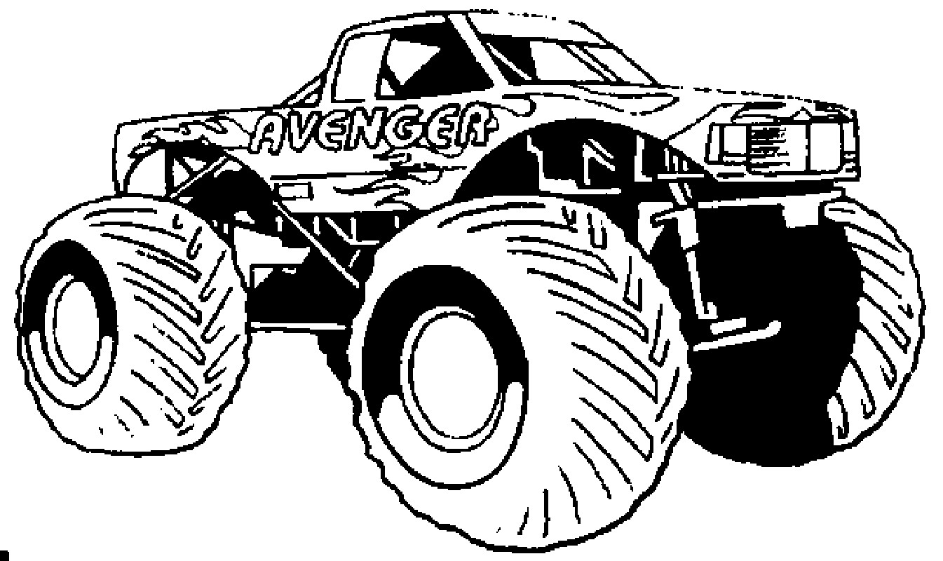 Coloring Book Pages For Boys Trucks
 Cool Coloring Pages For Boys Monster Truck 3 Gianfreda