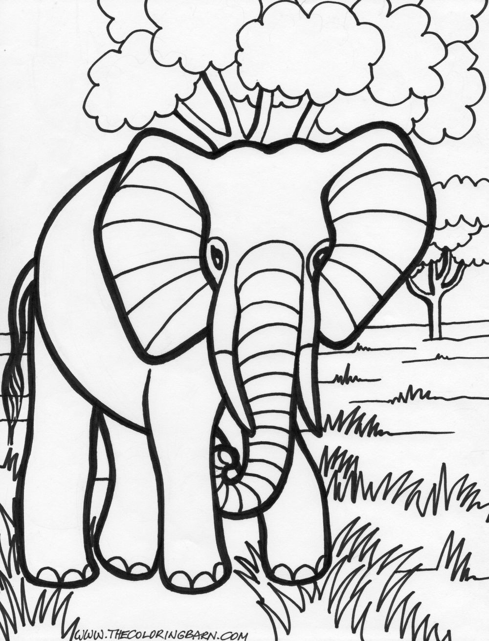 Coloring Book Pages For Kids
 transmissionpress 14 Elephant Coloring Pages for Kids