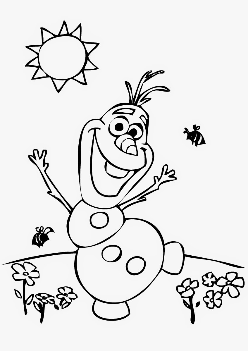 Coloring Book Pages For Kids
 Frozens Olaf Coloring Pages Best Coloring Pages For Kids