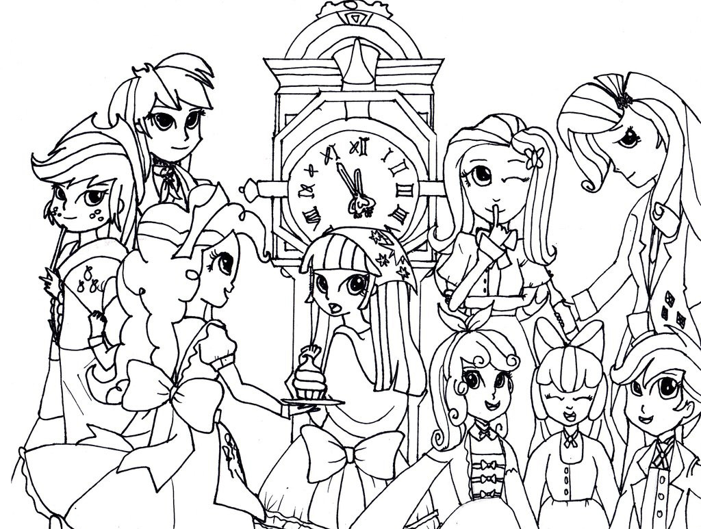 Coloring Book Pages Girls
 Equestria Girls Coloring Pages Best Coloring Pages For Kids