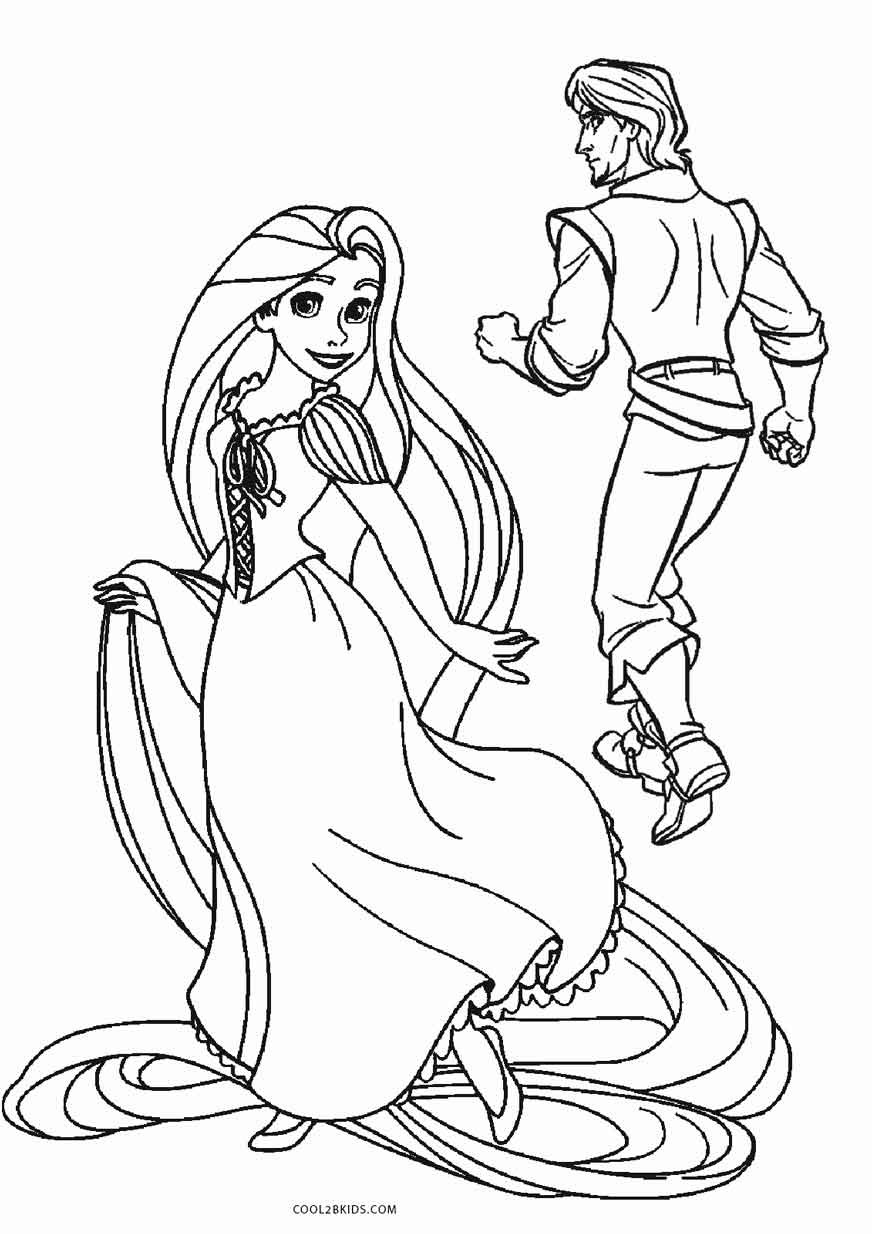 Coloring Book Pages To Print
 Free Printable Tangled Coloring Pages For Kids