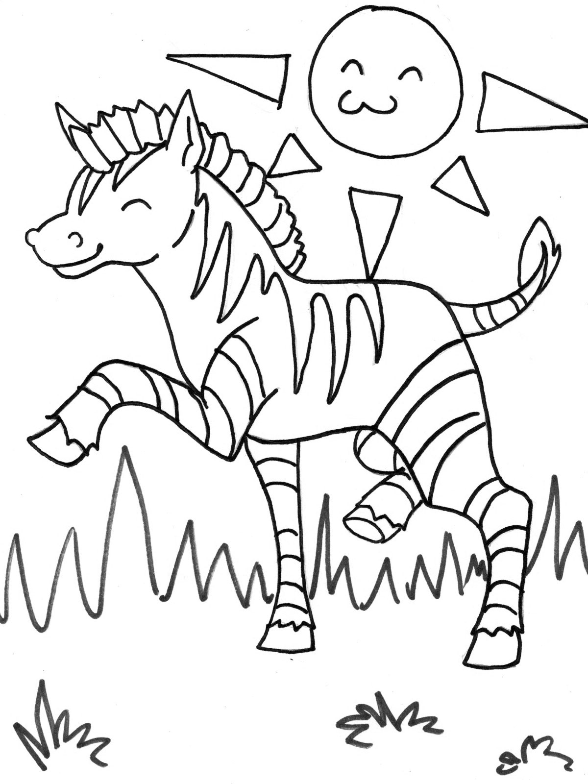 Coloring Book Printer
 Zebra Coloring Pages To Print