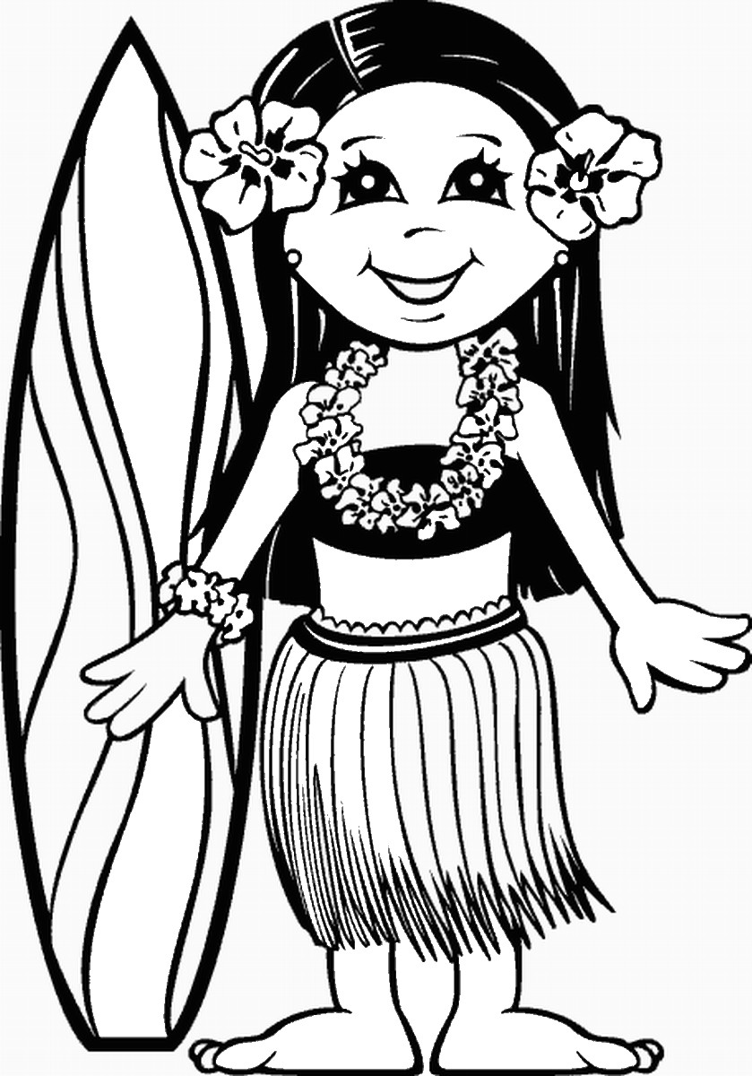 Coloring Book Printer
 Luau Coloring Pages
