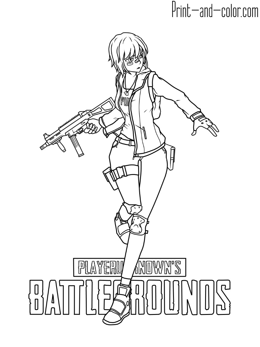 Coloring Book Printer
 Playerunknown s Battlegrounds coloring pages