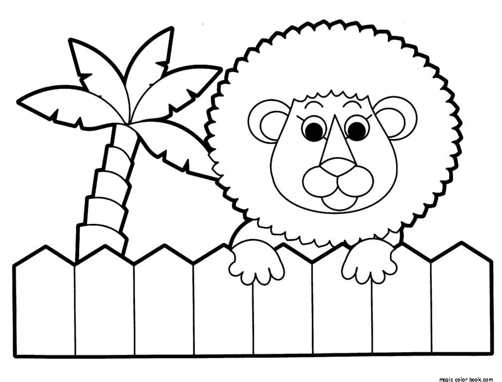 Coloring Books For Kids Animal
 Desenhos de Leões Para Imprimir e Colorir Animais Para