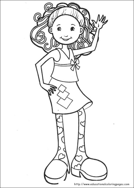 Coloring Books For Little Girls
 Groovy Girls Coloring Pages free For Kids