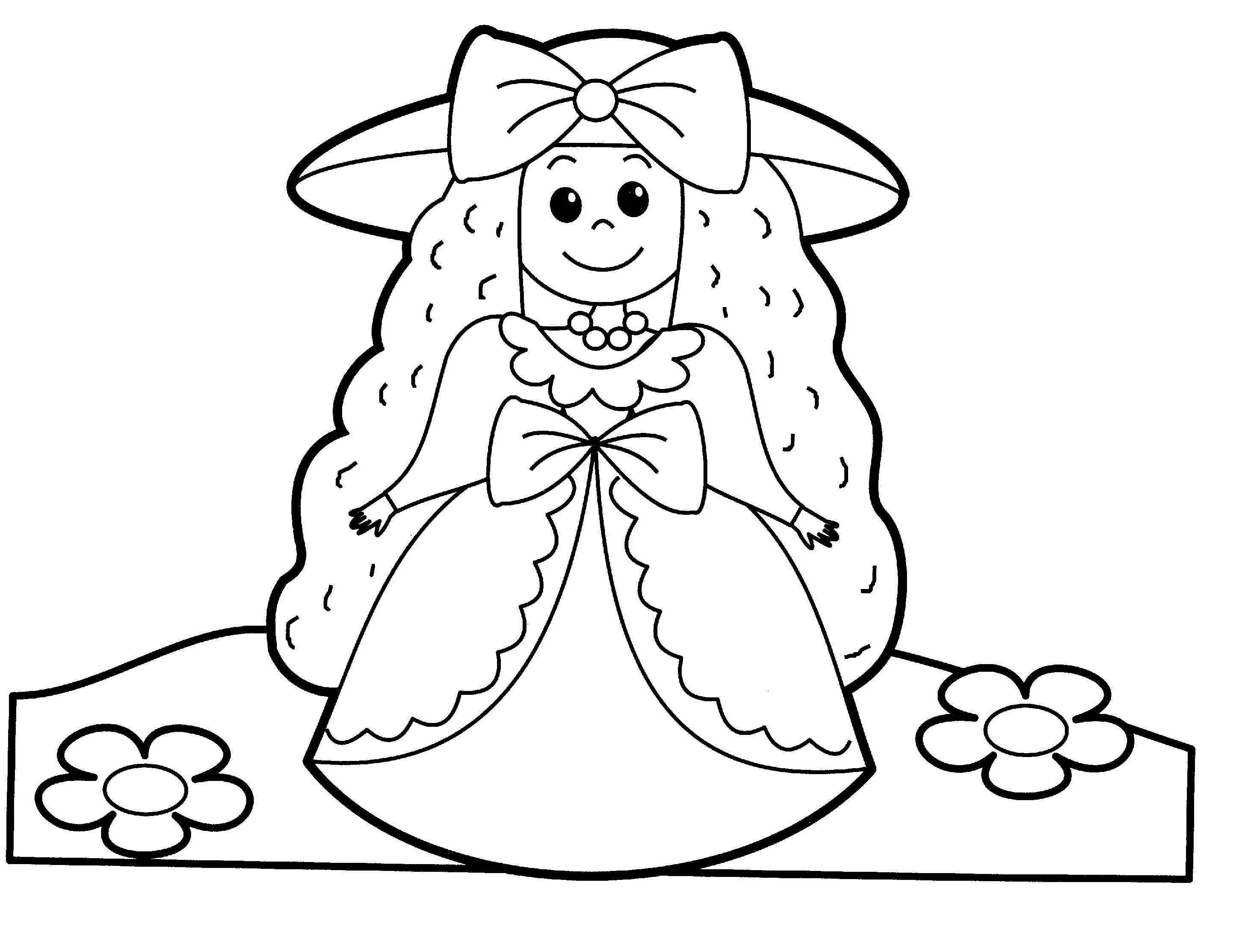 Coloring Books For Little Girls
 Little Girl Coloring Pages coloringsuite
