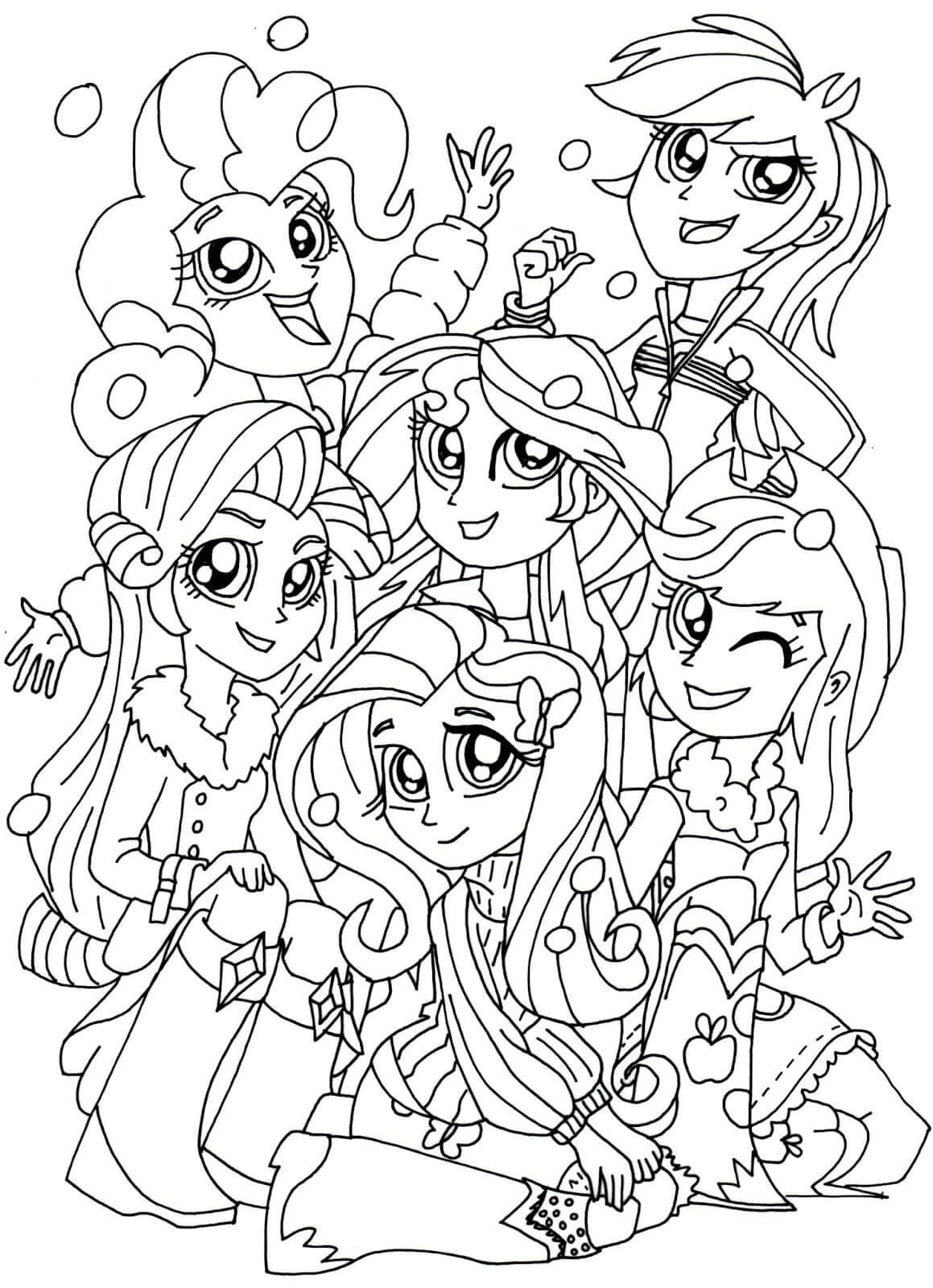 Coloring Books For Little Girls
 My Little Pony Equestria Girls Coloring Pages