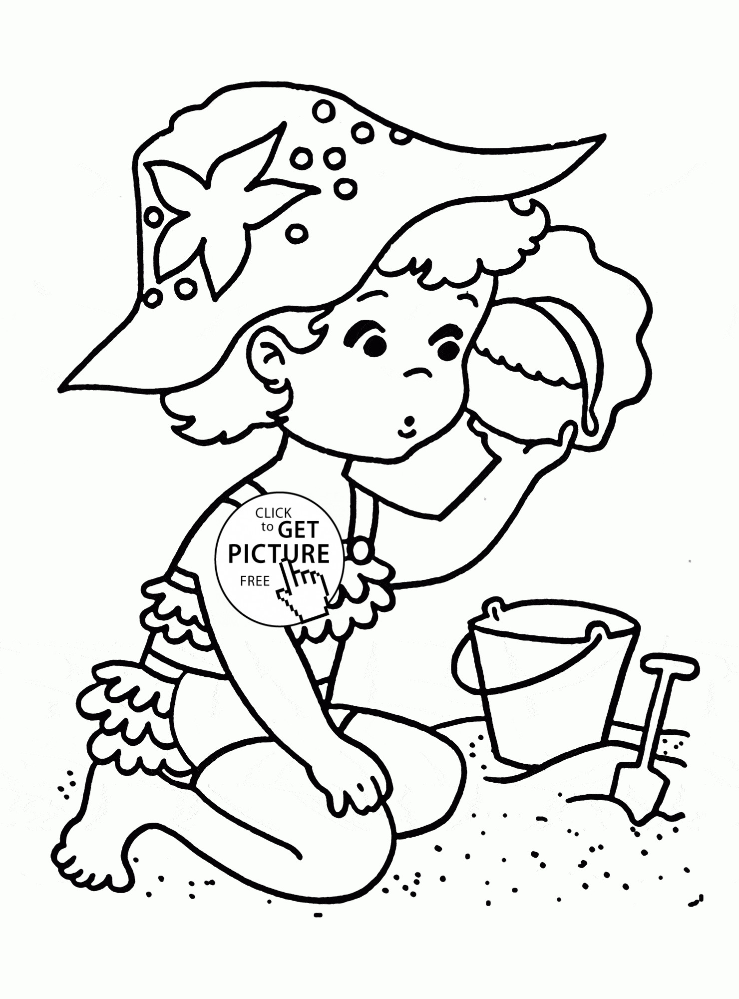 Coloring Books For Little Girls
 Little Girl Coloring Pages Printable AZ Coloring Pages