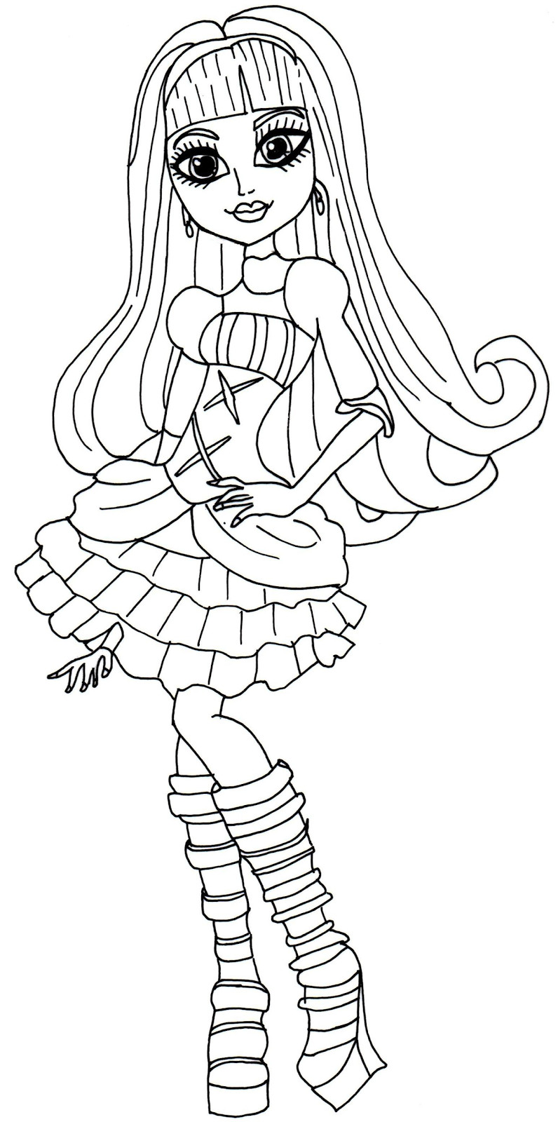Coloring Books Printable
 Monster High Coloring Pages