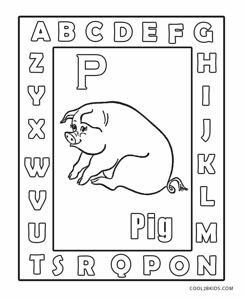 Coloring Books Printouts
 Free Printable Abc Coloring Pages For Kids