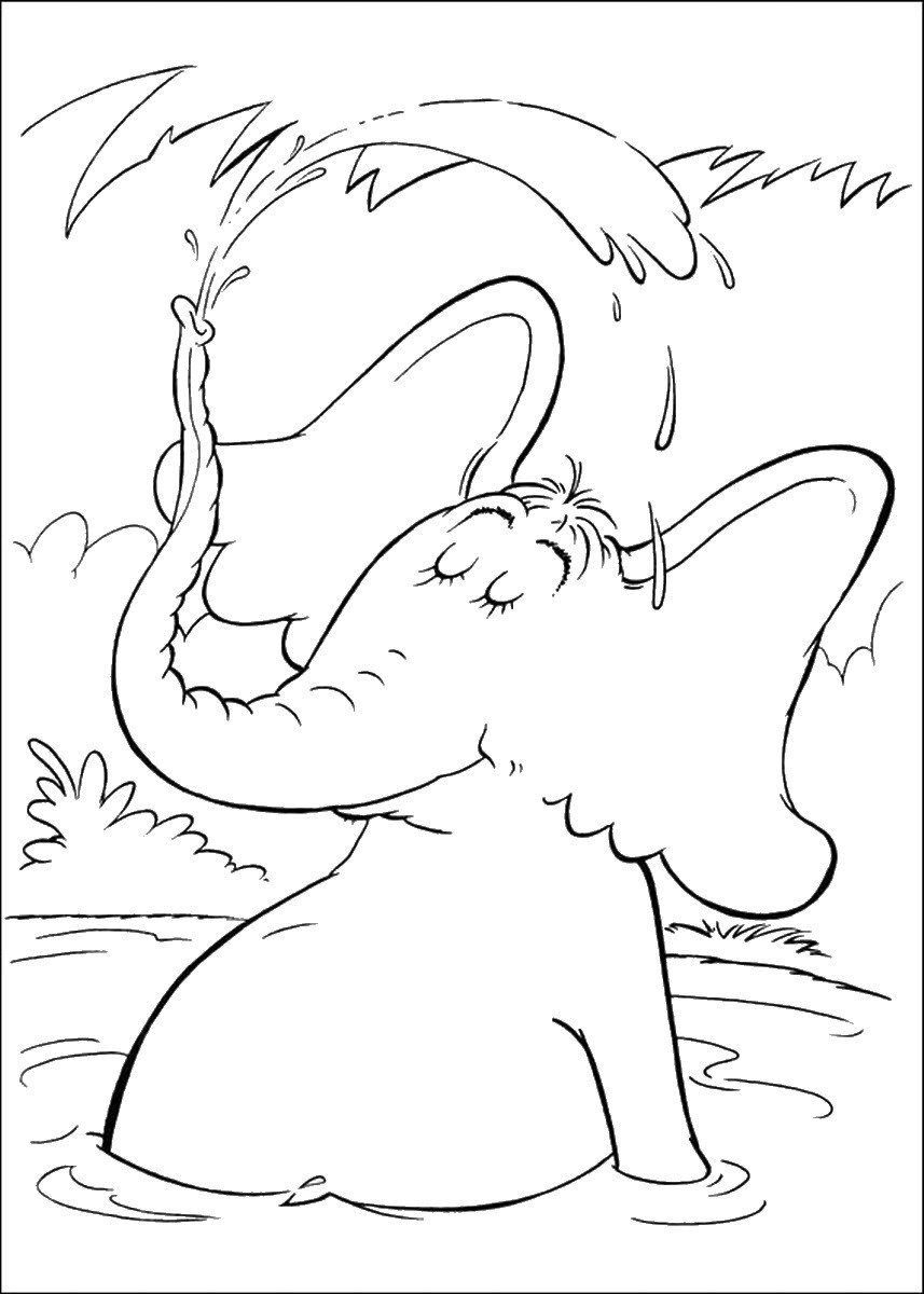 Coloring Books Printouts
 Horton Hears a who Coloring Pages