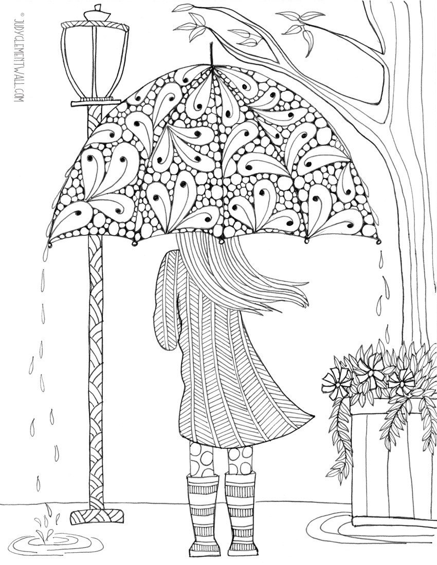 Coloring Pages Adults Girl
 FREE Adult Coloring Pages Happiness is Homemade