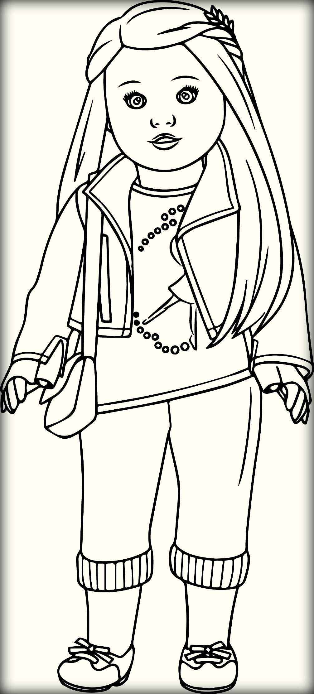 Coloring Pages American Girl
 American Girl Doll Coloring Pages coloringsuite