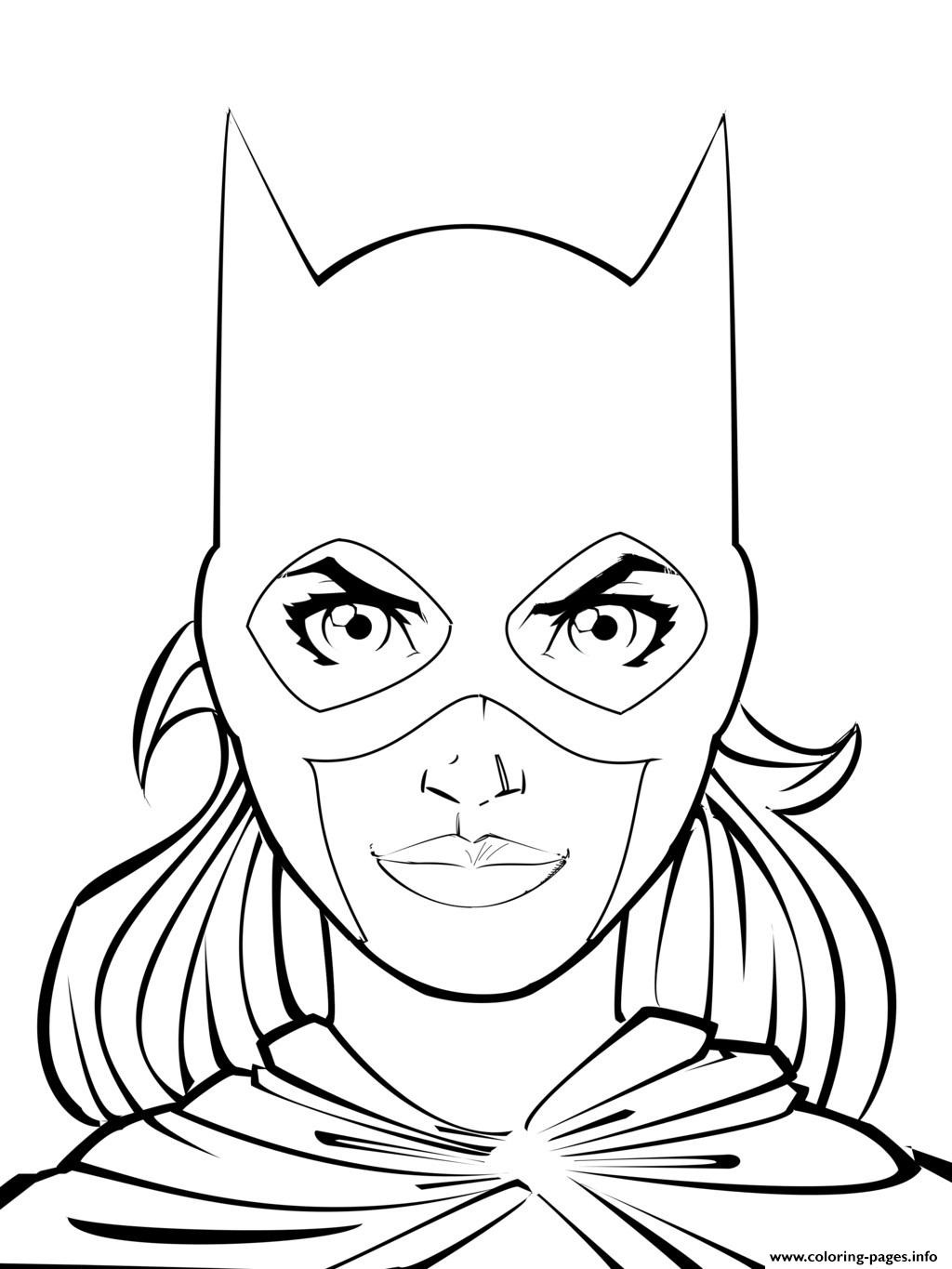 Coloring Pages Batgirl
 Supergirl Batgirl Coloring Pages Printable