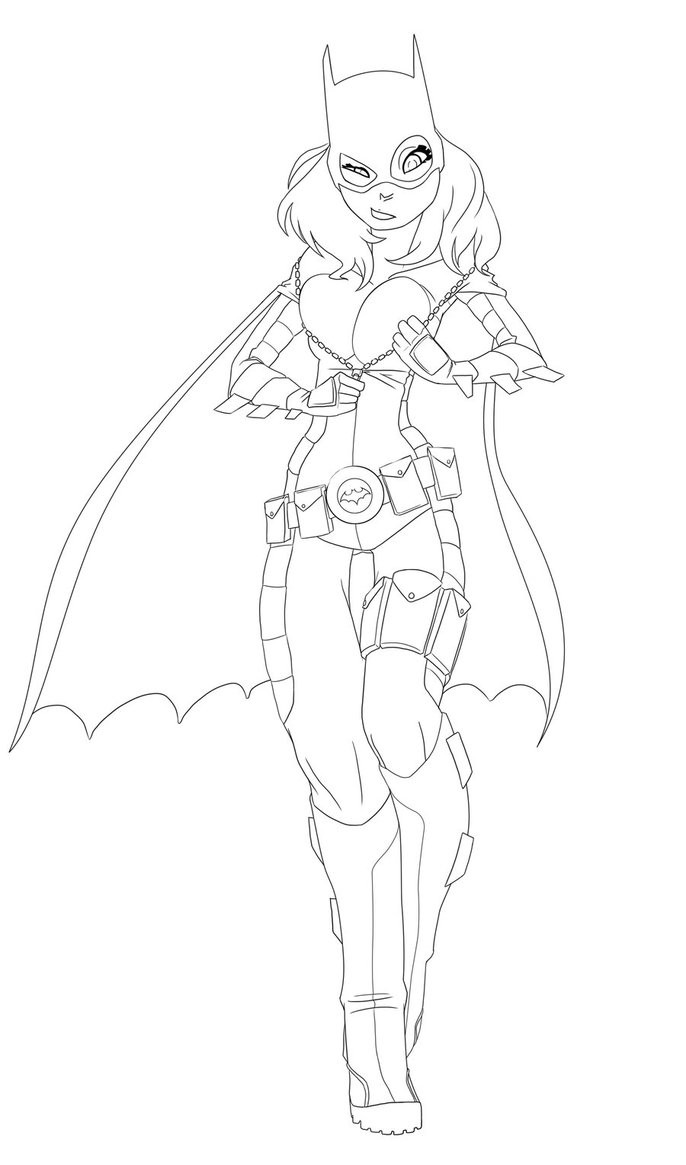 Coloring Pages Batgirl
 Free Printable Batgirl Coloring Pages For Kids