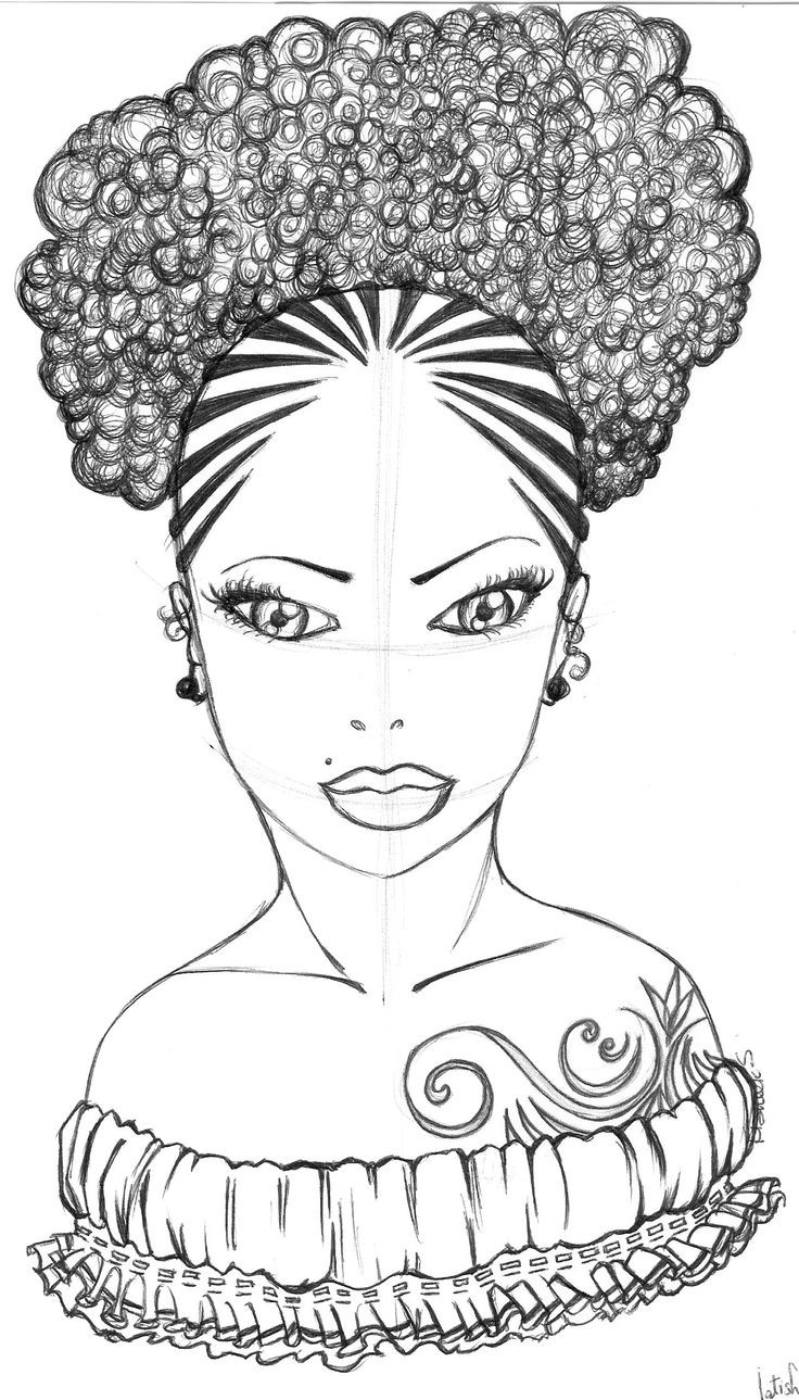 Coloring Pages Black Girls
 17 Best images about COLORING PAGES on Pinterest