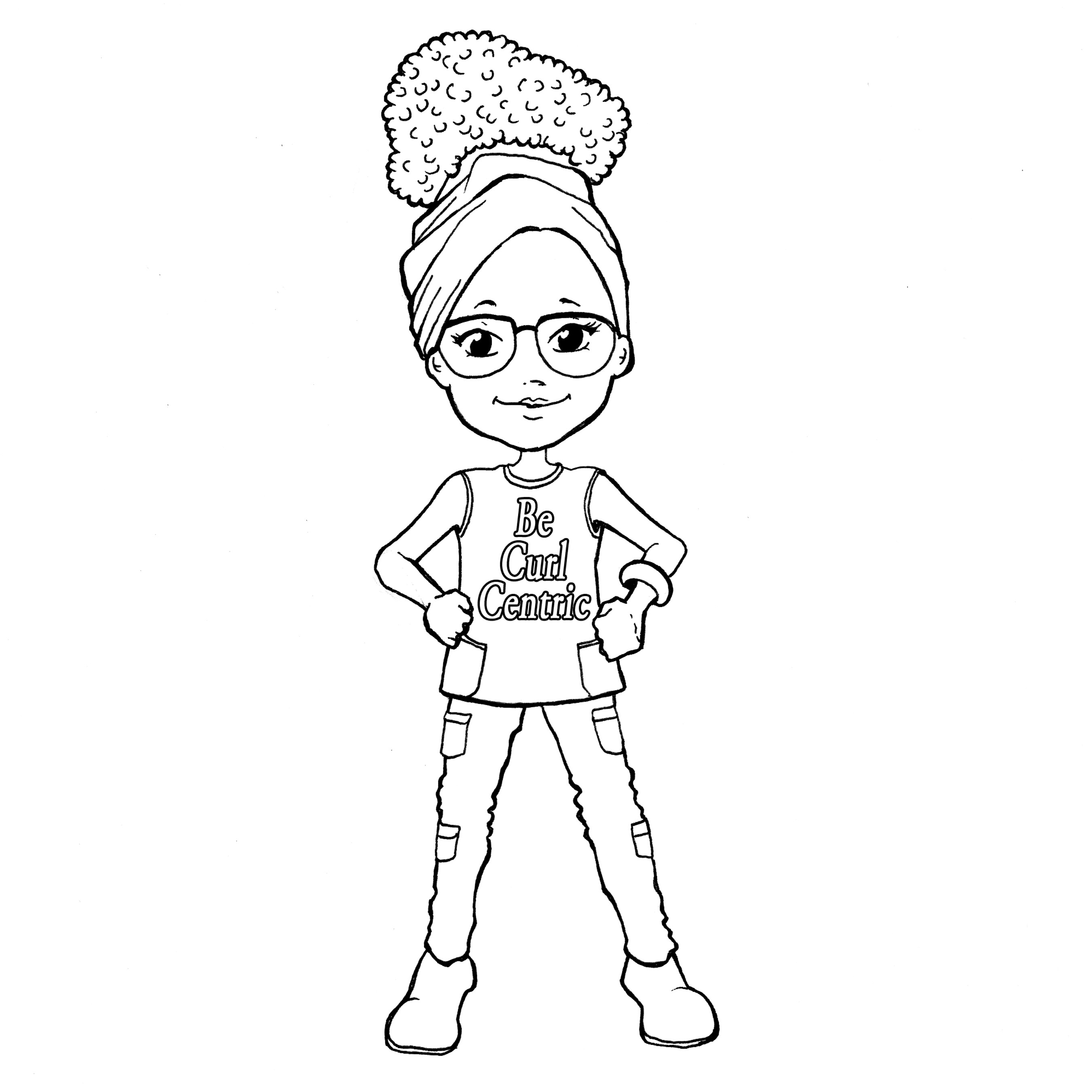 Coloring Pages Black Girls
 Coloring Pages for Curly Kids and Mommy Too – Natural