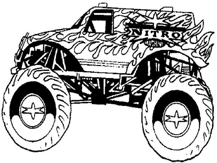 Coloring Pages Boys Monster Truck
 116 best Colour Pages Monster Truck images on Pinterest