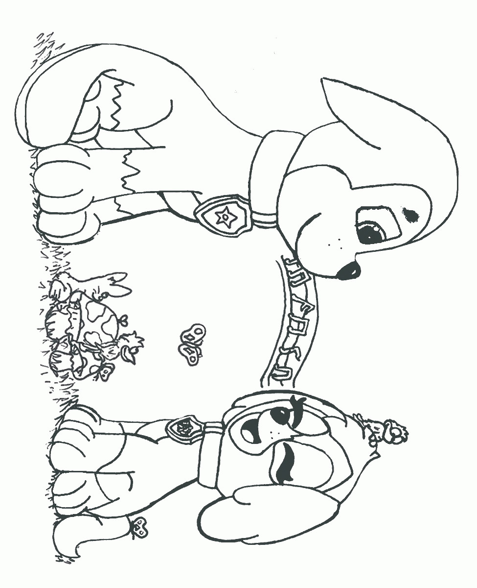 Coloring Pages Boys Paw Patrol Easter
 Paw Patrol Coloring Pages Skye Coloring Home