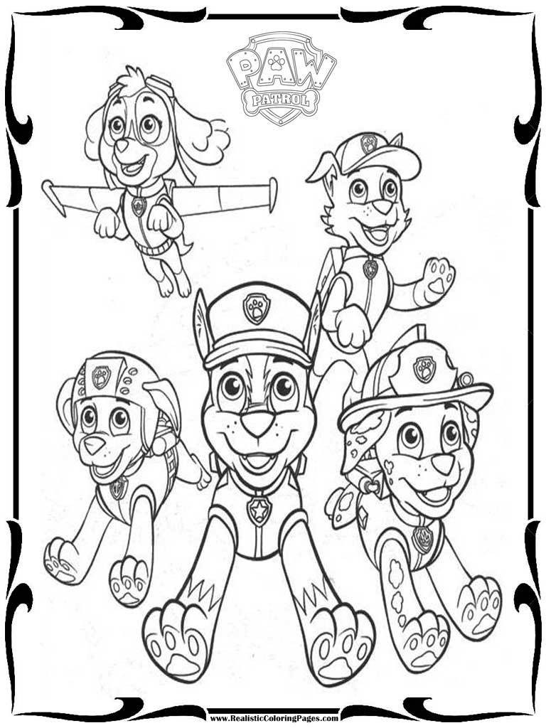 Coloring Pages Boys Paw Patrol Easter
 Paw Patrol Coloring Pages Printable Coloring Home