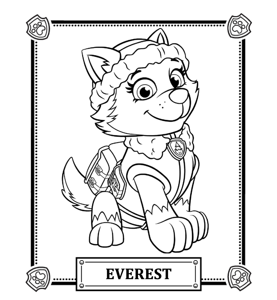 Coloring Pages Boys Paw Patrol Easter
 Paw Patrol Coloring Pages Best Coloring Pages For Kids