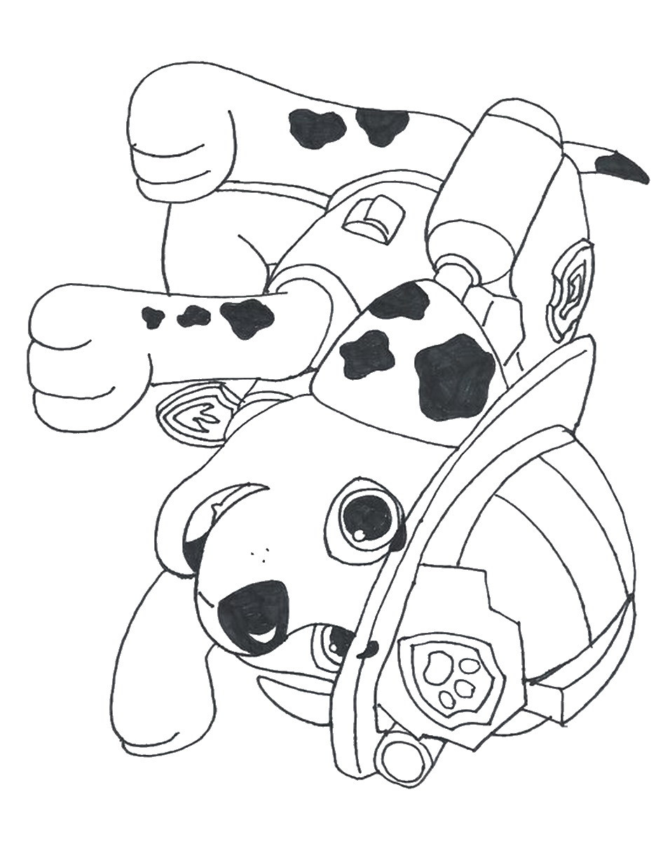 Coloring Pages Boys Paw Patrol Easter
 PAW Patrol Coloring Pages Printable