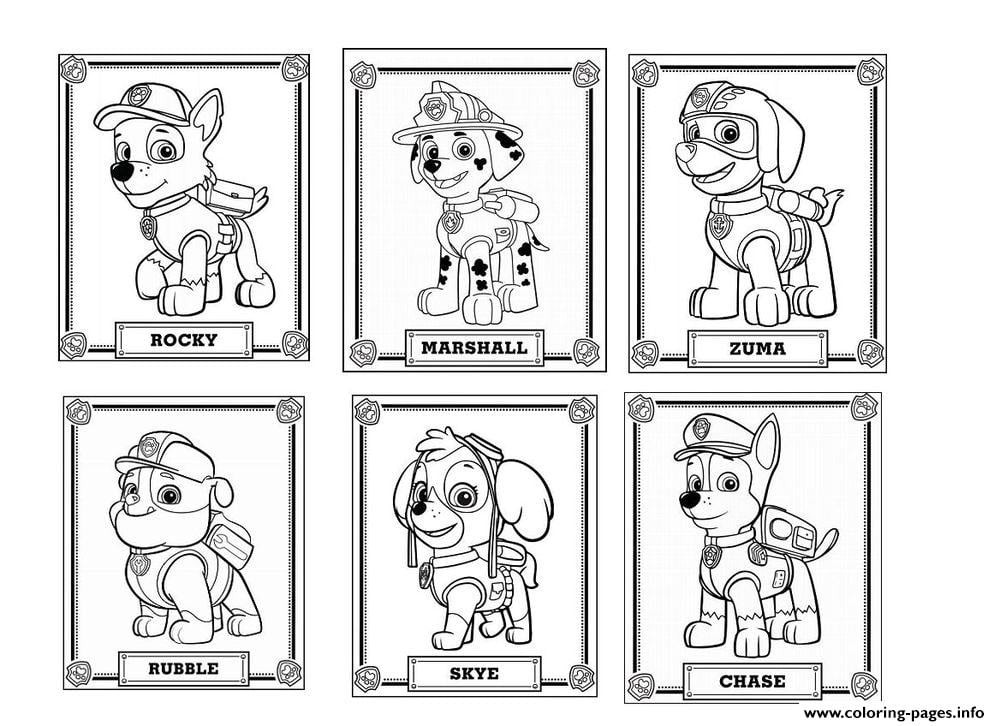 Coloring Pages Boys Paw Patrol
 FREE PAW Patrol Coloring Pages Happiness is Homemade