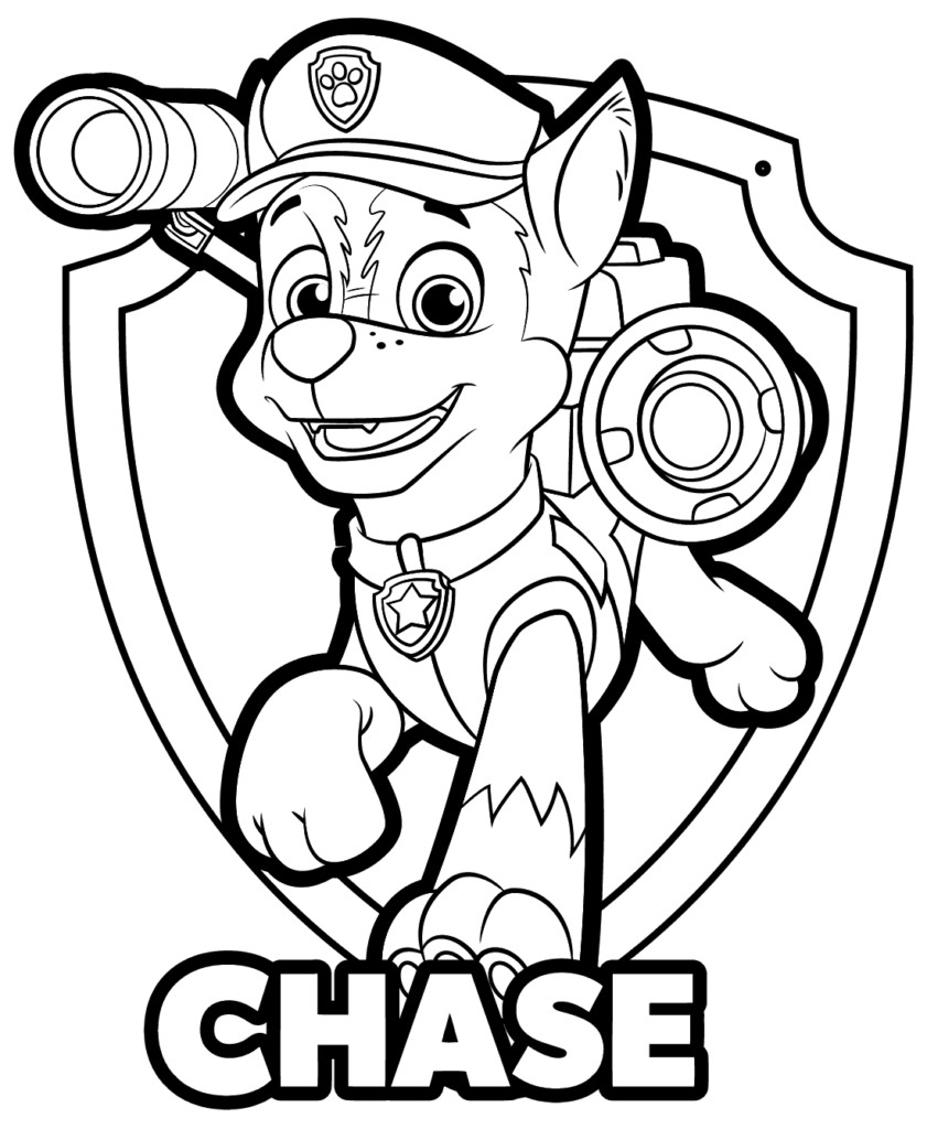Coloring Pages Boys Paw Patrol
 Paw Patrol Coloring Pages