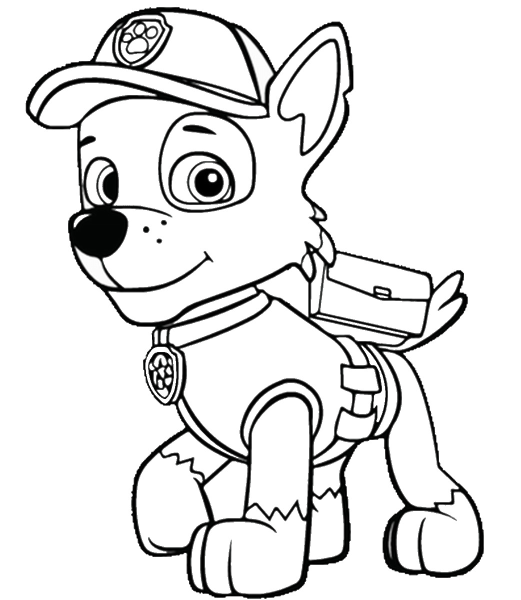 Coloring Pages Boys Paw Patrol
 PAW Patrol Coloring Pages Printable