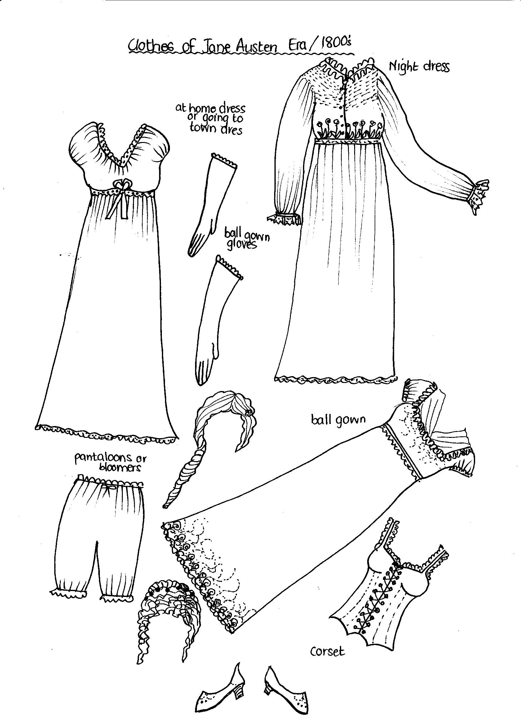 Coloring Pages Fashion Boys
 New Paper Dolls Fashions through the Past Eras