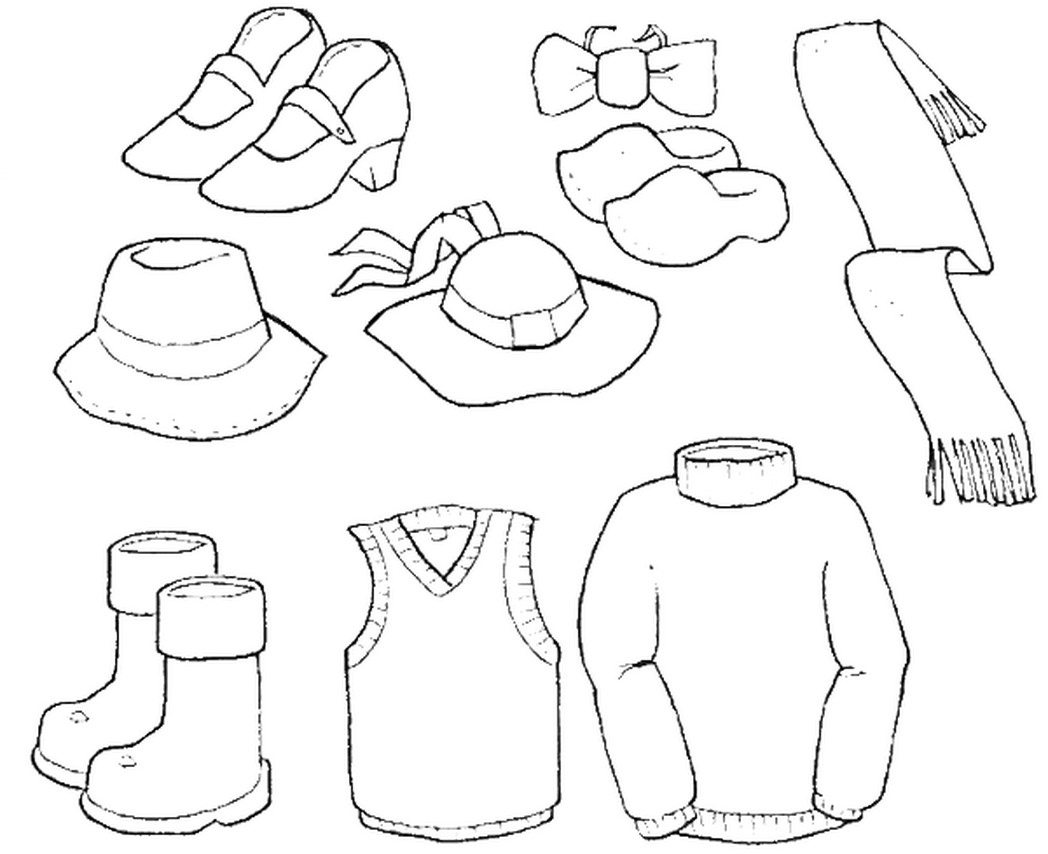 Coloring Pages Fashion Boys
 warm clothes for winter coloring pages Coloring
