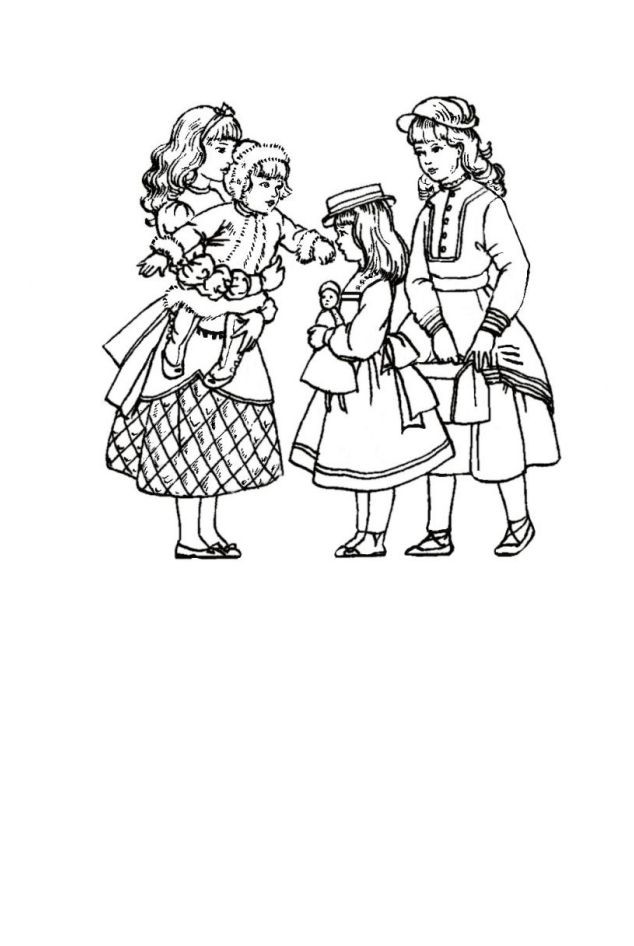 Coloring Pages Fashion Boys
 Children in Costume History 1860 70 Victorian Fashions