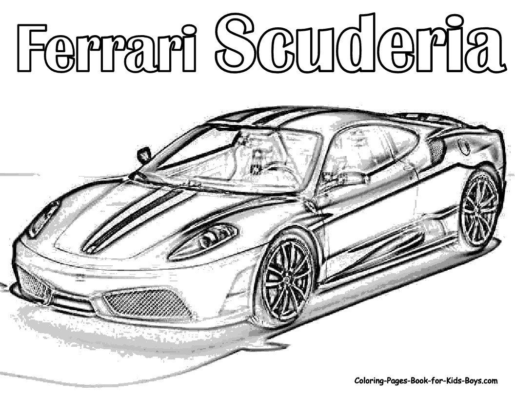 Coloring Pages For Adult Boys Cars
 auto coloring