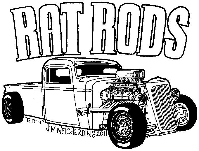 Coloring Pages For Adult Boys Cars
 Hot Rod Coloring Page kids ideas