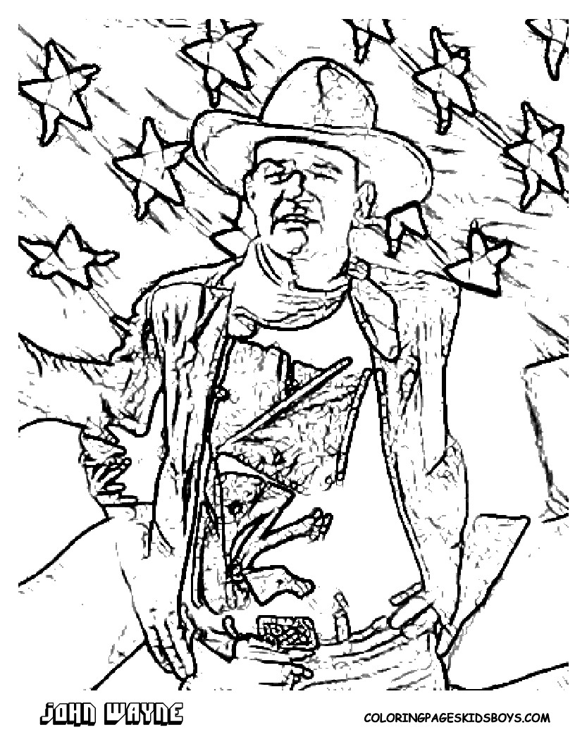 Coloring Pages For Adult Boys
 Tough Guy Stars Coloring