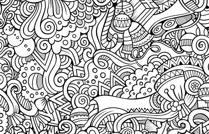 Coloring Pages For Adults Easy
 10 Free Printable Holiday Adult Coloring Pages