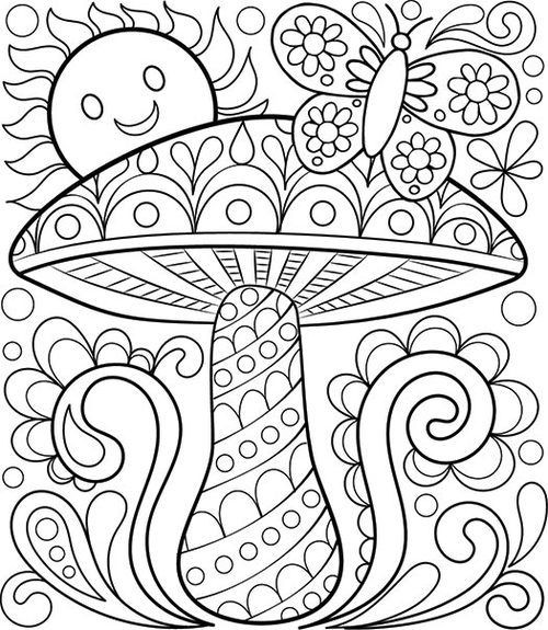 Coloring Pages For Adults Easy
 Free Adult Coloring Pages Detailed Printable Coloring