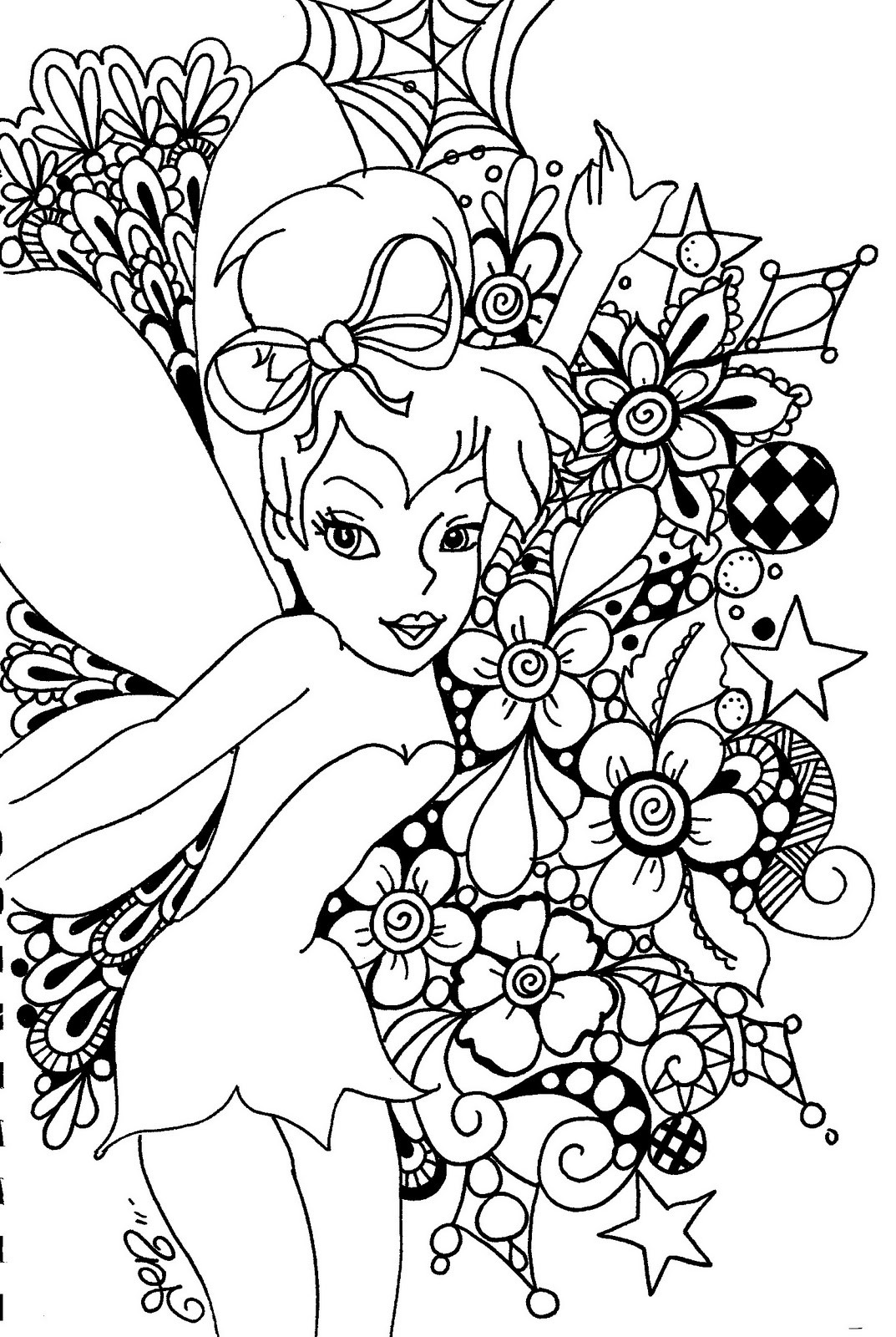 Coloring Pages For Adults Online
 FAIRY COLORING PAGES