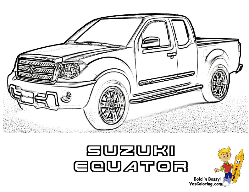 Coloring Pages For Big Boys
 Big Boss Truck Coloring
