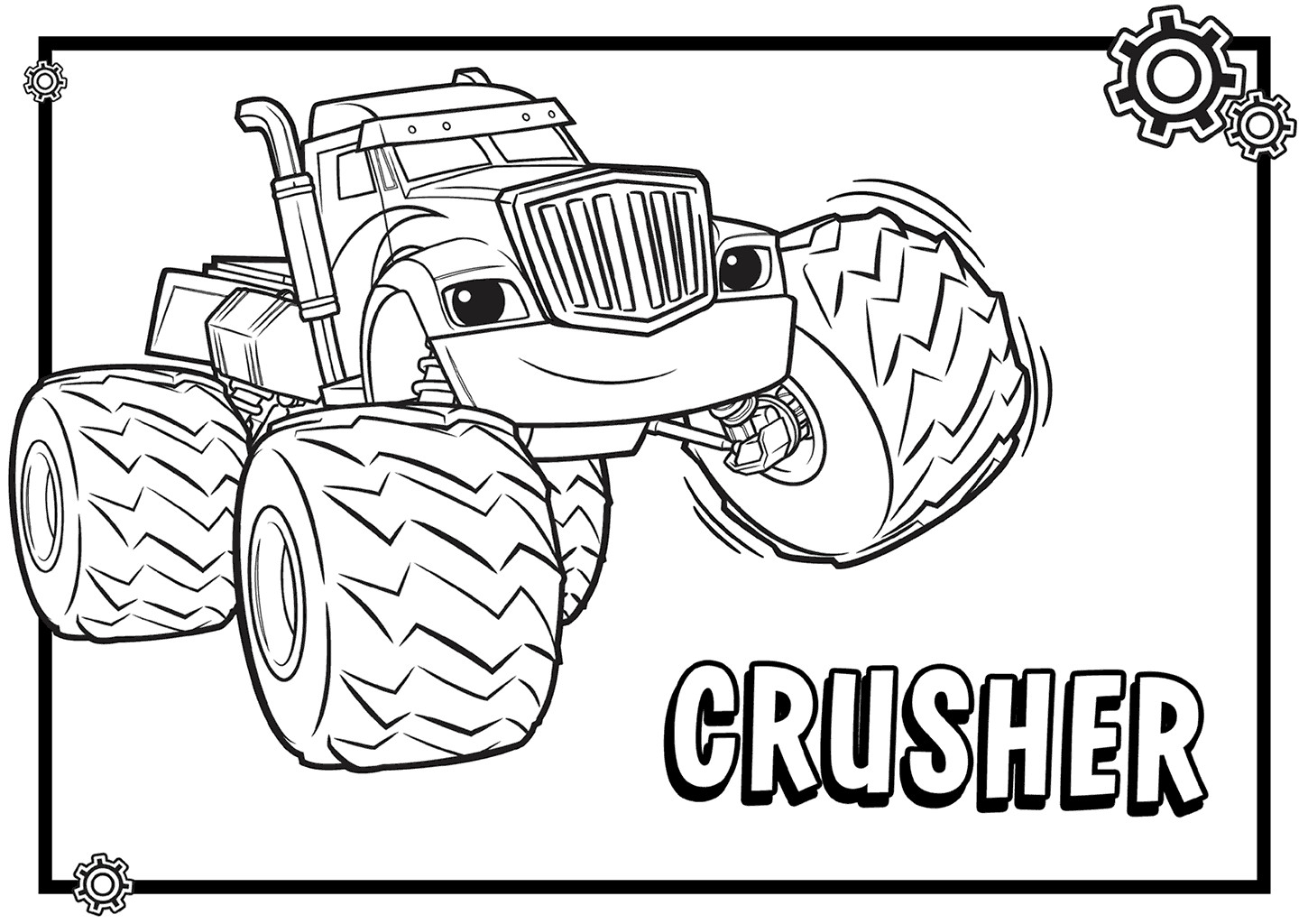 Coloring Pages For Boys Blaze
 Blaze And The Monster Machines Coloring Pages