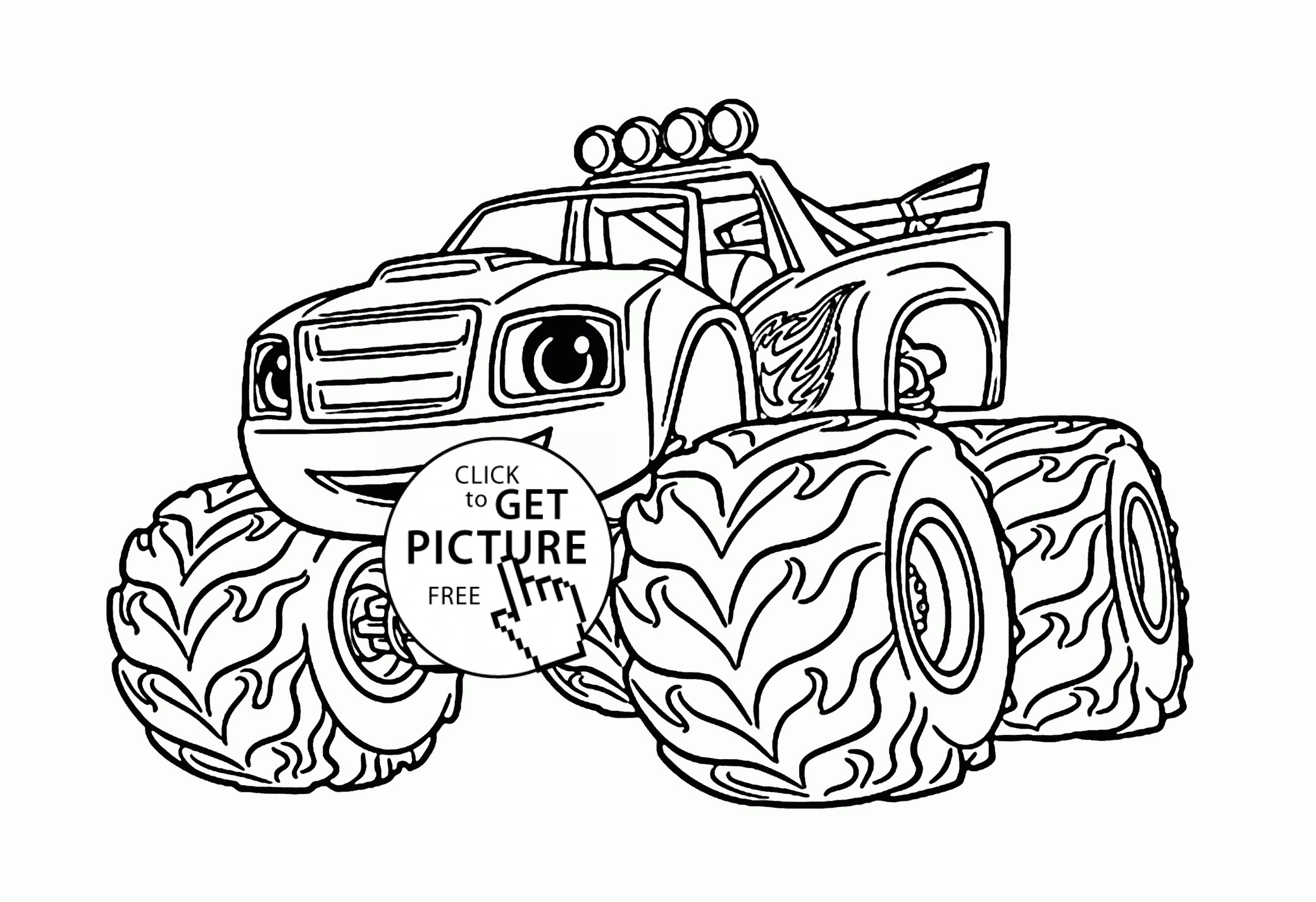 Coloring Pages For Boys Blaze
 Blaze Coloring Pages Printable