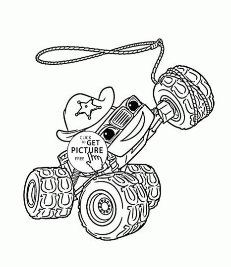 Coloring Pages For Boys Blaze
 Blaze And The Monster Machines Coloring Pages Part 1