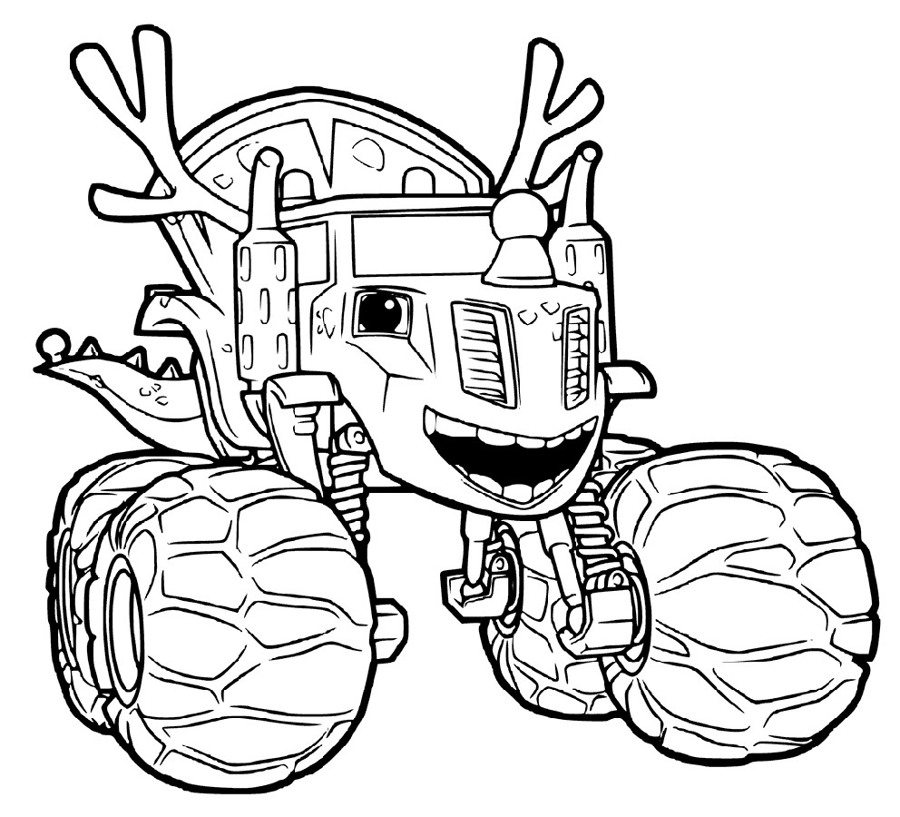 Coloring Pages For Boys Blaze
 Greatest Blaze Coloring Pages Moster Machines Wild Wheels