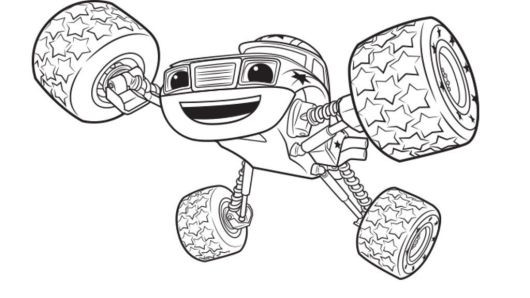 Coloring Pages For Boys Blaze
 Blaze and the Monster Machines Coloring Pages Coloring Pages