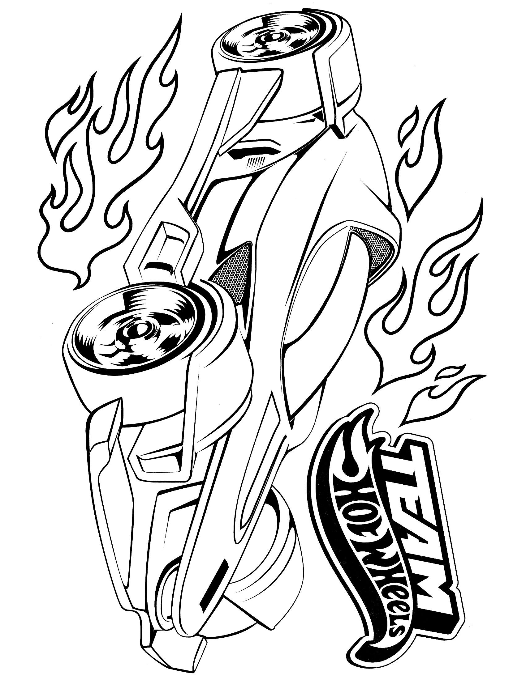 Coloring Pages For Boys Cars 32
 hot wheels coloring page Мади
