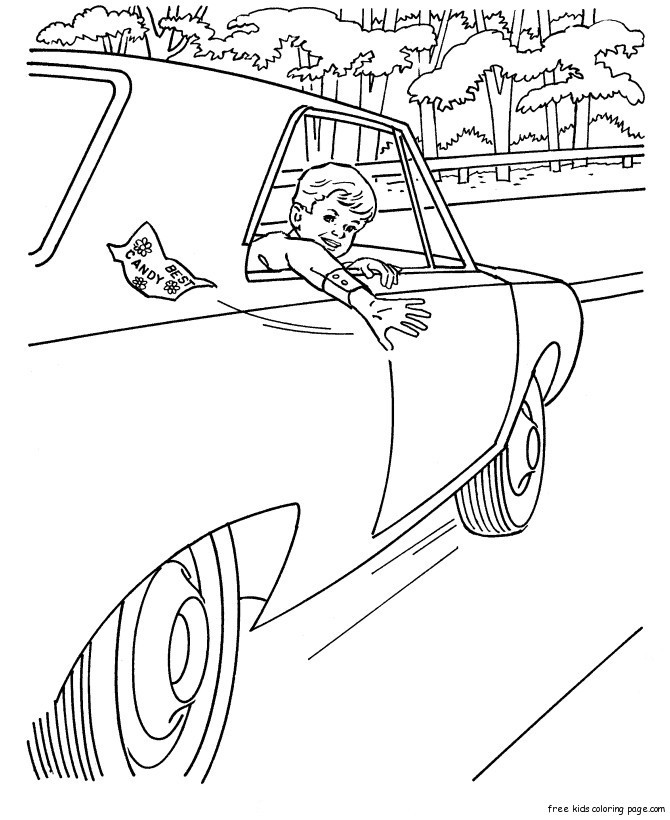 Coloring Pages For Boys Cars Truck
 Print out boys car colouring pages for kidsFree Printable