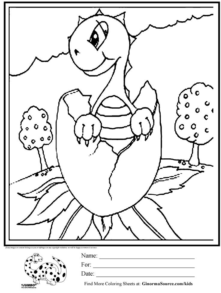 Coloring Pages For Boys Dinos
 25 unique Baby dinosaurs ideas on Pinterest