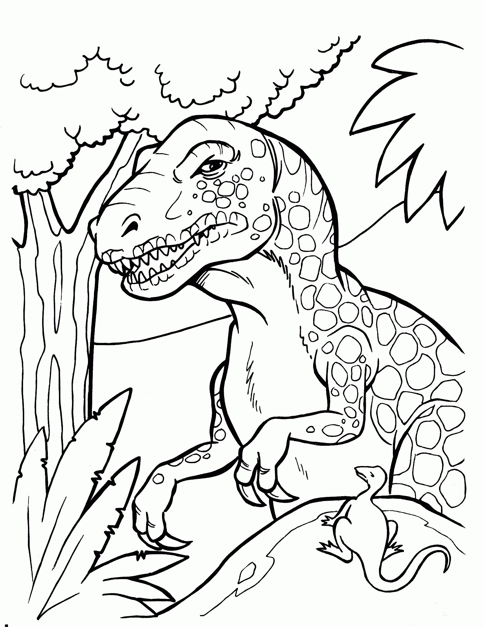 Coloring Pages For Boys Dinos
 Free Dinosaur Printable Coloring Pages Coloring Home