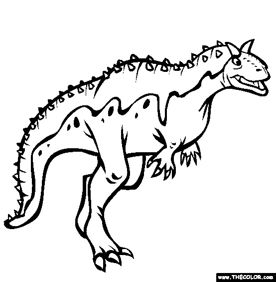 Coloring Pages For Boys Dinos
 Carnotaurus Dinosaur Coloring Pages
